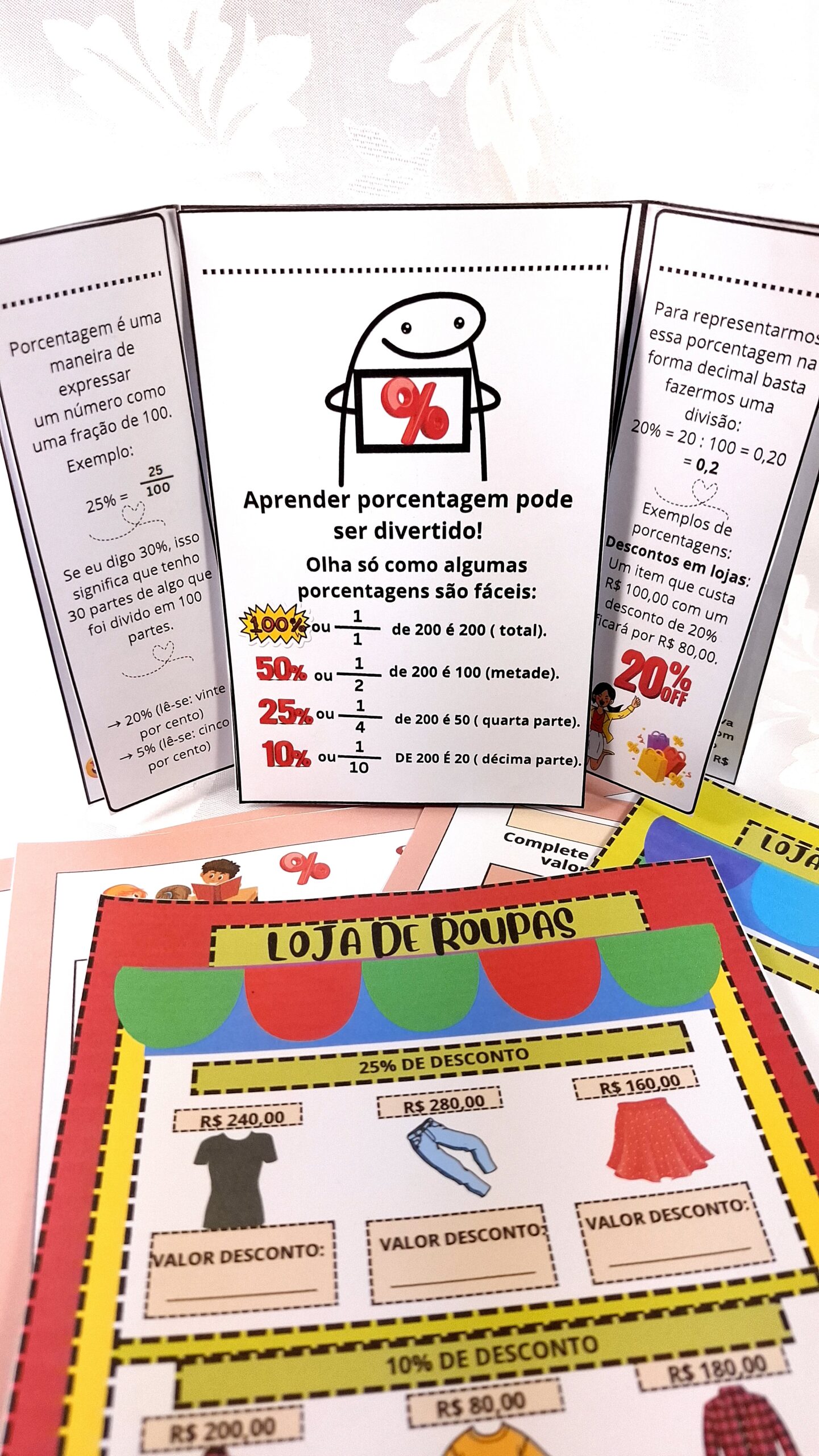 LAPBOOK PORCENTAGENS