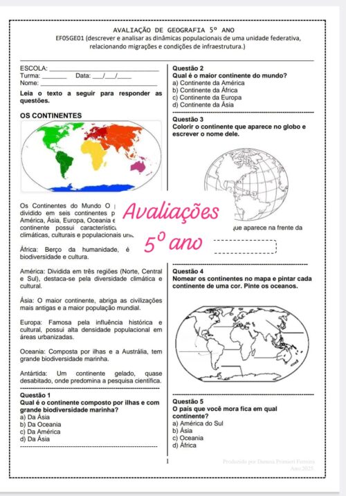 GEOGRAFIA E HISTÓRIA DE 5º ANO - Image 7