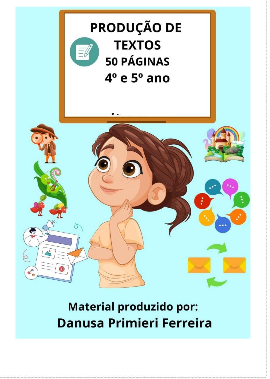 "Produção de Textos: Temas Variados para 4º e 5º Ano"