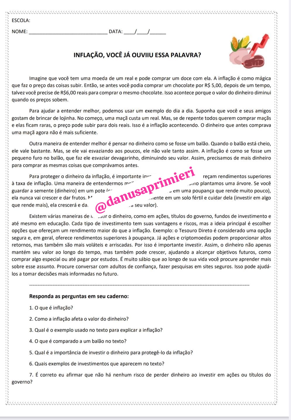 Projeto Educação Financeira - Imagem 9