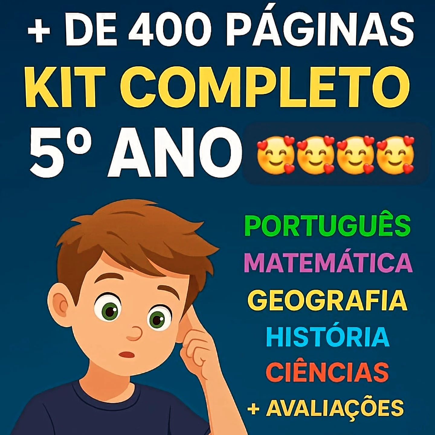 kit completo de 5º ano