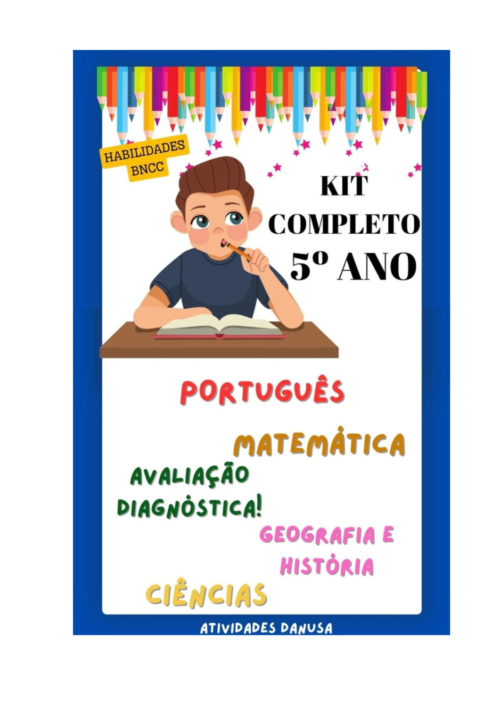 kit completo de 5º ano