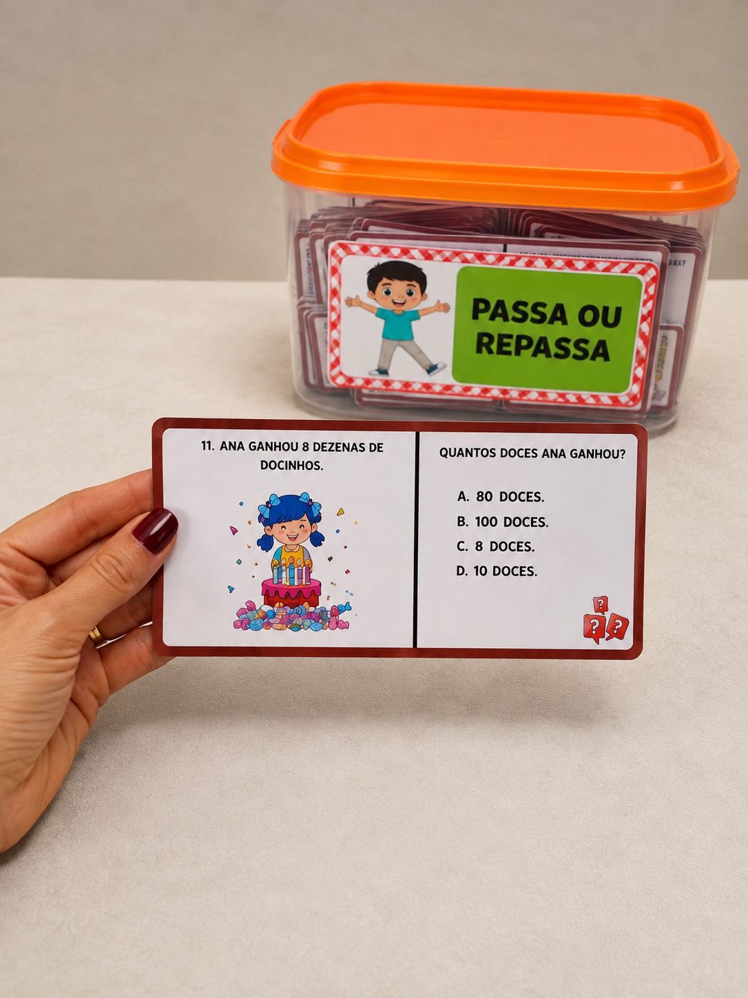 JOGO PASSA OU REPASSA 2º ANO MATEMÁTICA - Imagem 3