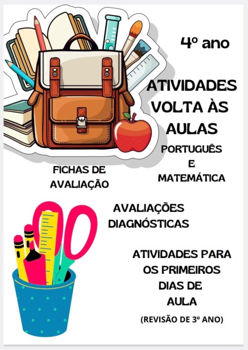 VOLTA ÀS AULAS- 4º ANO- ATIVIDADES E SONDAGENS