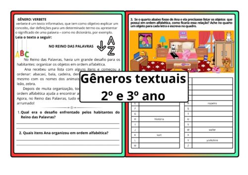 Gêneros textuais 2º e 3º ano - Image 2