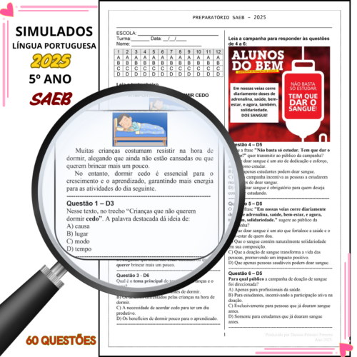 SIMULADOS SAEB PORTUGUÊS 5º ANO VOL. 2 - Image 2