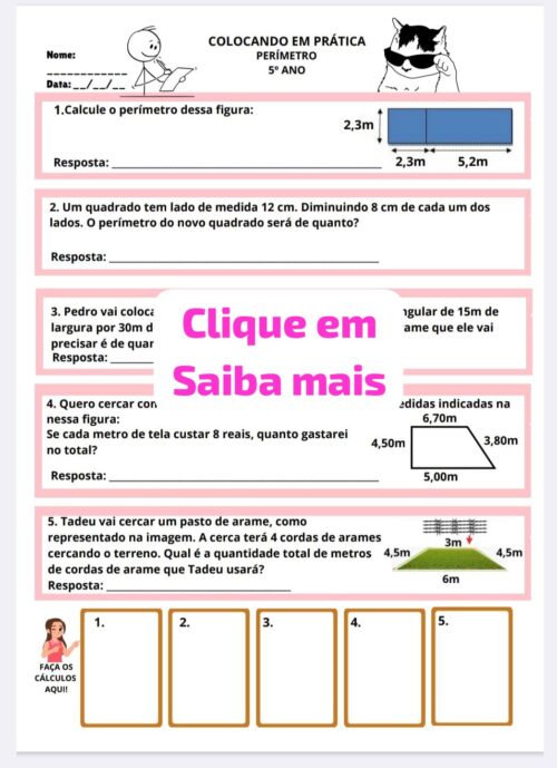 EXPLORANDO MEDIDAS 4⁰ e 5⁰ ano - Imagem 4