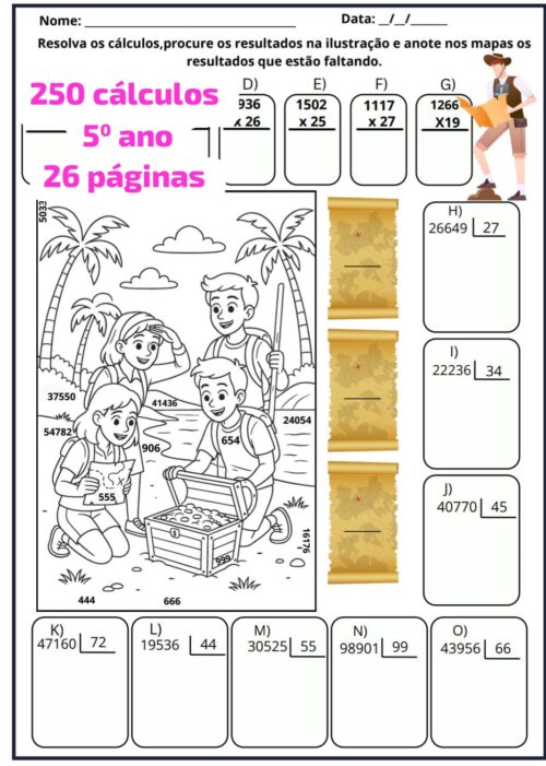Cálculos de 5º ano - Imagem 2