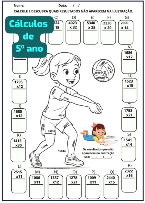 Cálculos de 5º ano - Imagem 4