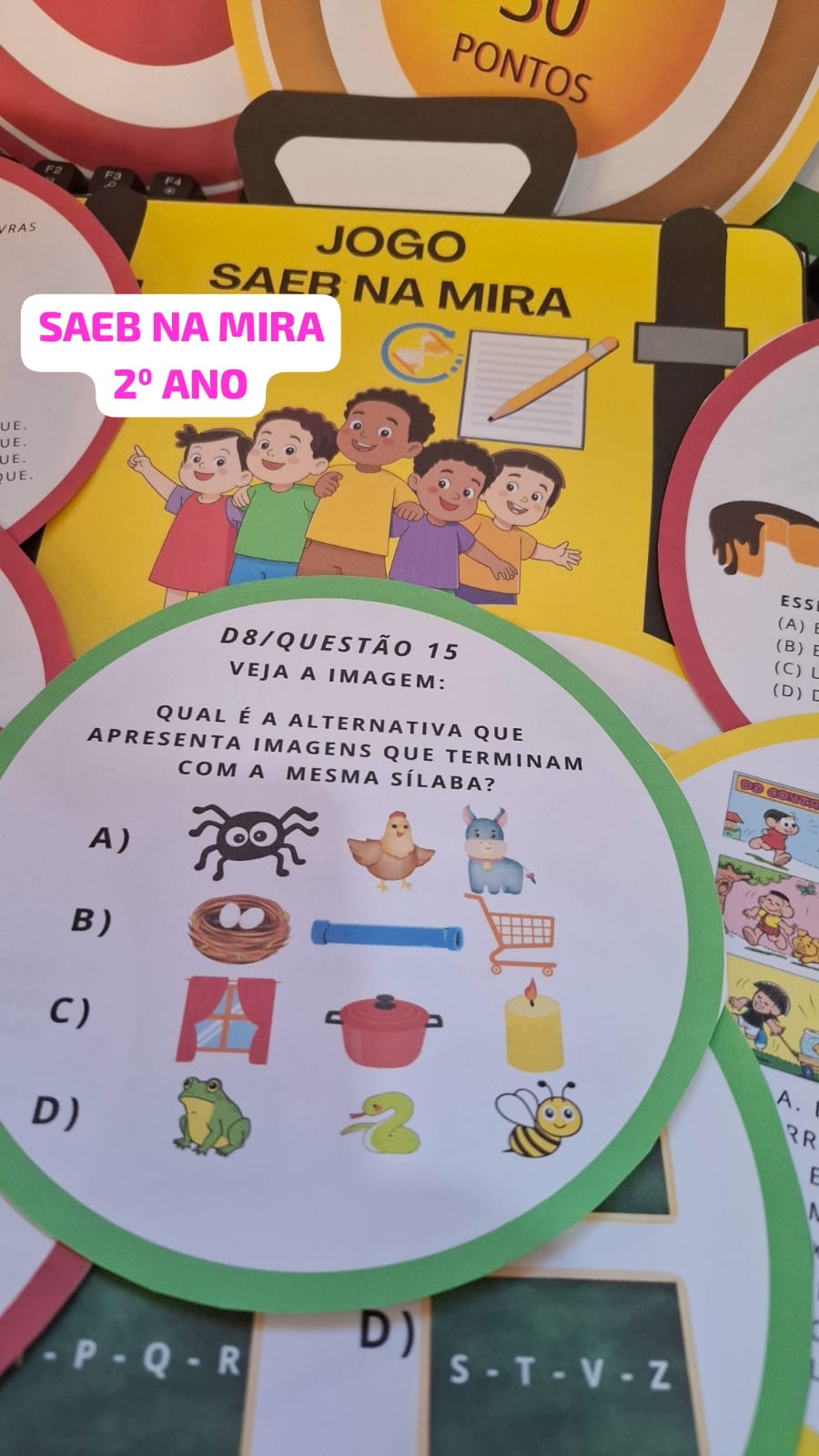 SAEB NA MIRA 2⁰ ANO LÍNGUA PORTUGUESA