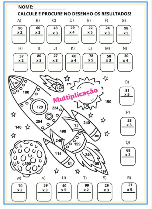 MULTIPLICAÇÃO DE 3º ANO - Imagem 3