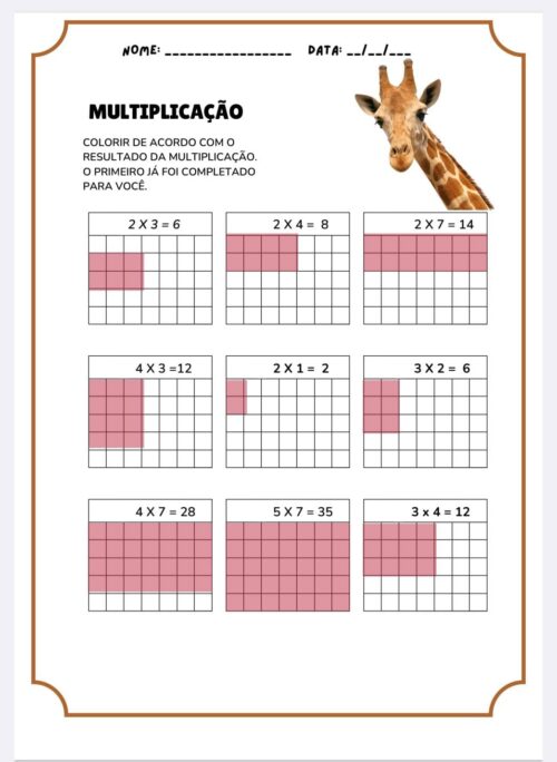 MULTIPLICAÇÃO DE 3º ANO - Imagem 4