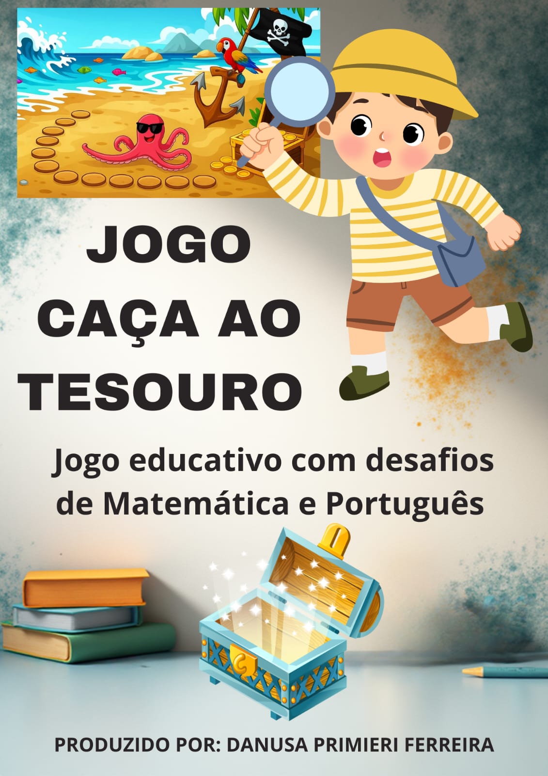 Jogo CAÇA AO TESOURO 4⁰ ano