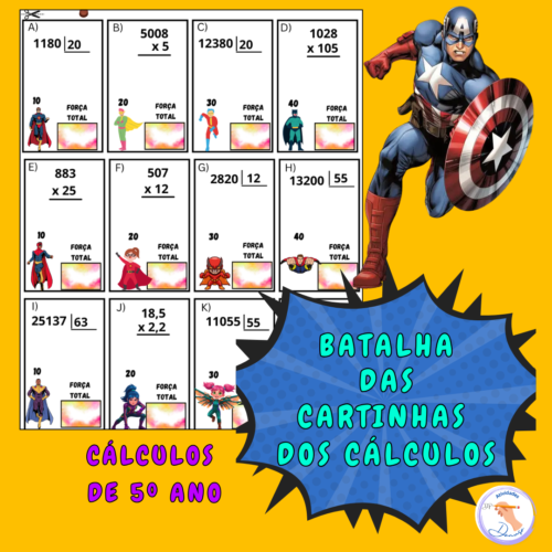 Batalha das Cartinhas dos Cálculos de 5⁰ ano