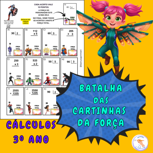LIGA DOS HERÓIS DOS CÁLCULOS-3º ANO