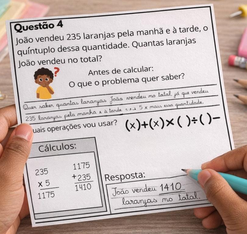 Decifrando Problemas Matemáticos 4⁰ e 5⁰ ano - Imagem 3