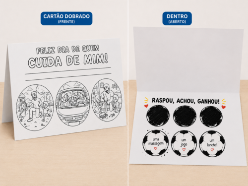 RASPADINHA DIA DOS PAIS - QUEM CUIDA DE MIM
