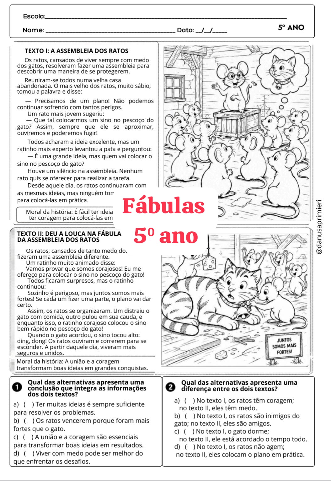 Fábulas de 5⁰ ano - Imagem 7