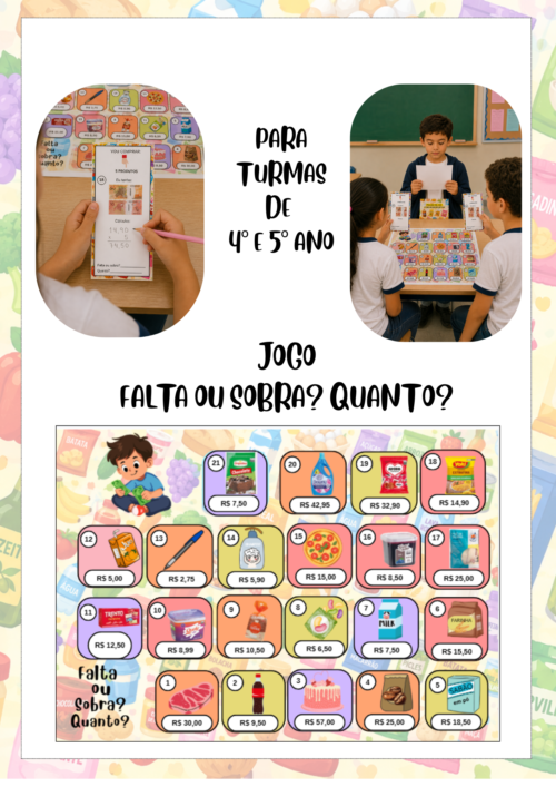 JOGO FALTA OU SOBRA 4º E 5º ANO