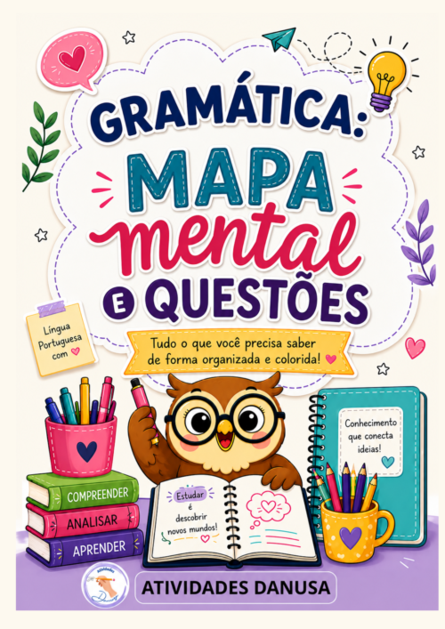 GRAMÁTICA - MAPA MENTAL E QUESTÕES